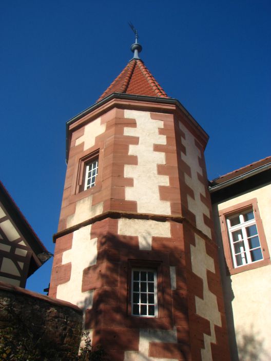 Ein Turm der Feste Dilsberg